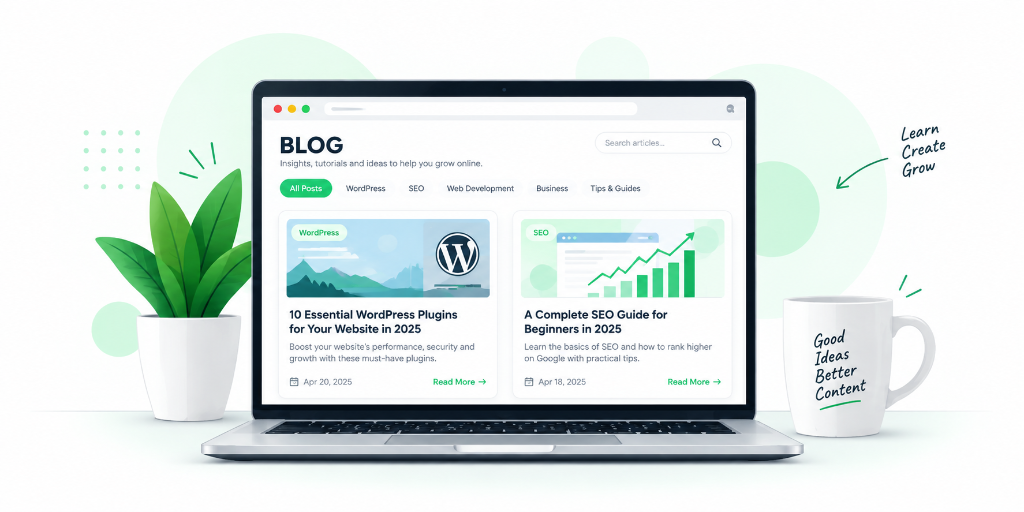 Blog & SEO Growth Articles Workspace