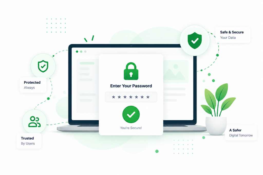 Secure Password Authentication & Data Protection